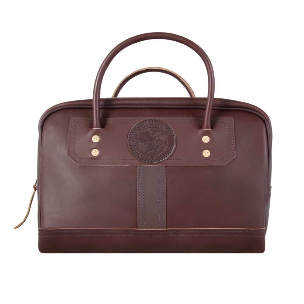 

Duluth Pack 18 Liter Capacity Brown Smooth Leather Doctor's Weekend Bag