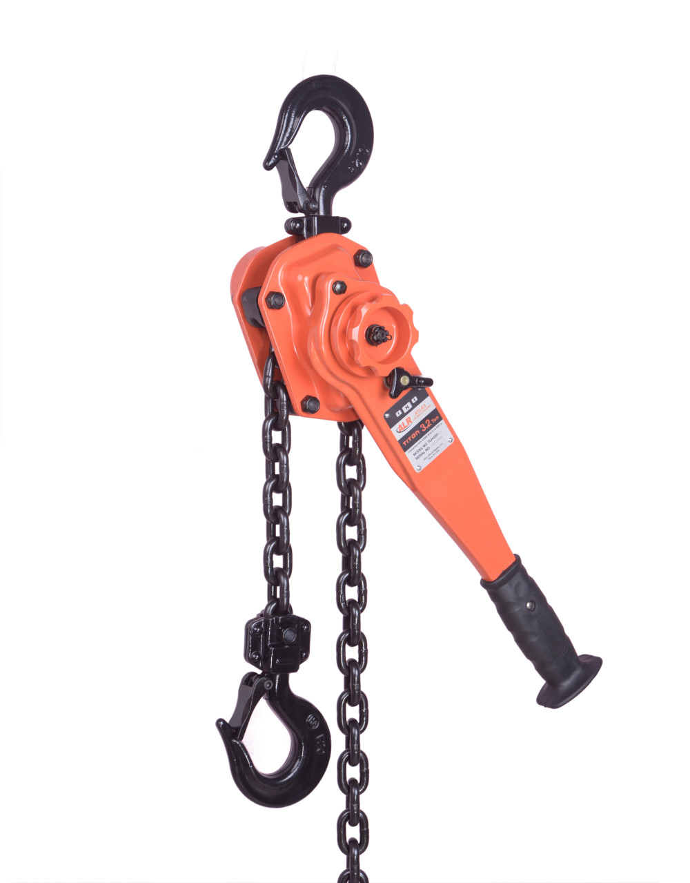 

Atlas Lifting and Rigging Titan Lever Hoist 3.2 Ton 7050 lbs 10' Chain