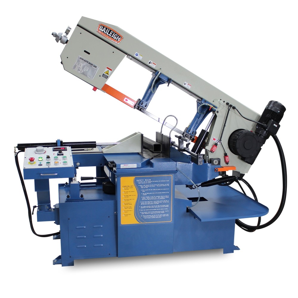 

Baileigh BS-20SA-DM Band Saw Semi-Auto Dual Mitering 220V 3 Phase