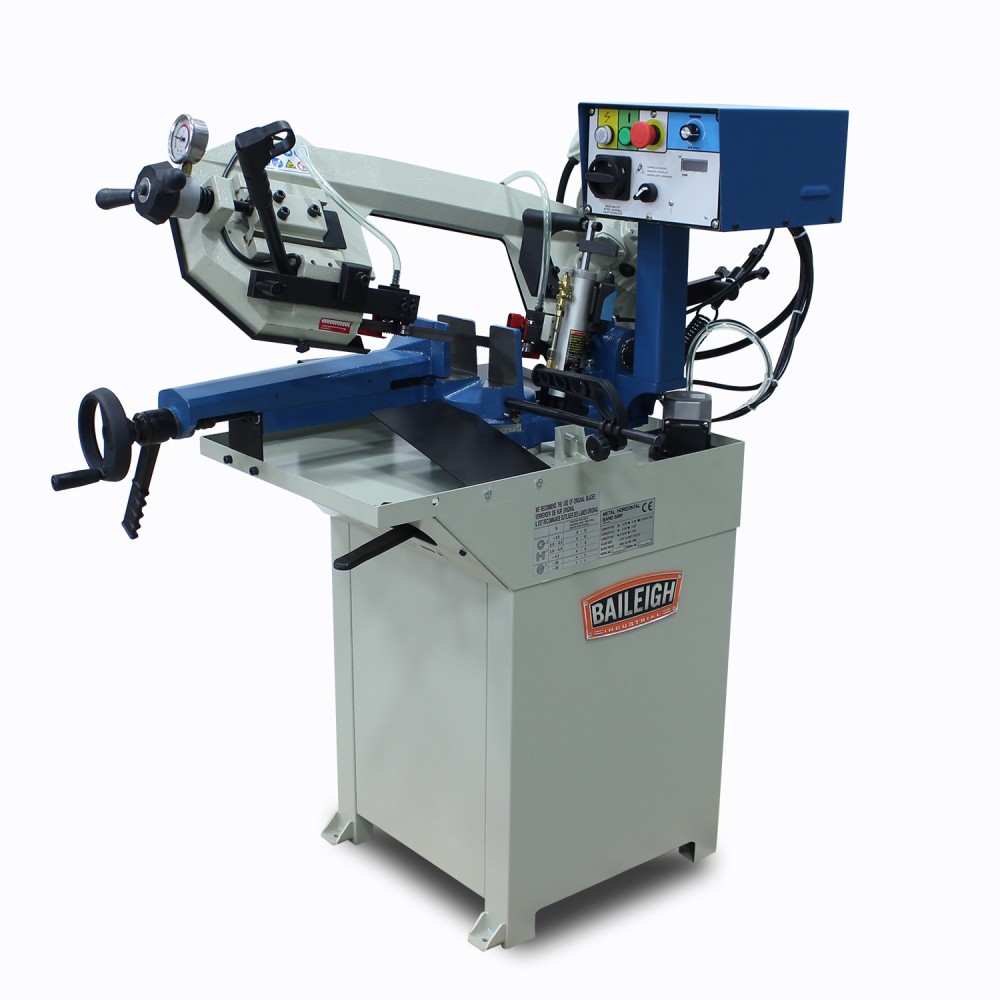 

Baileigh BS-210M Horizontal Band Saw Hydraulic and Manual 110V