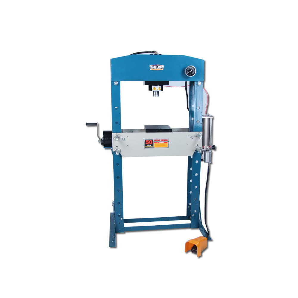 

Baileigh HSP-50A H-Frame Press Air/Hand Operated 50 Ton