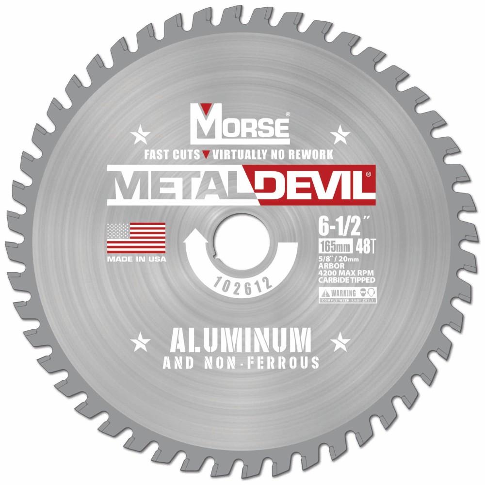 

MK Morse 6 1/2" 48 Tooth Metal Devil Circular Saw Blade