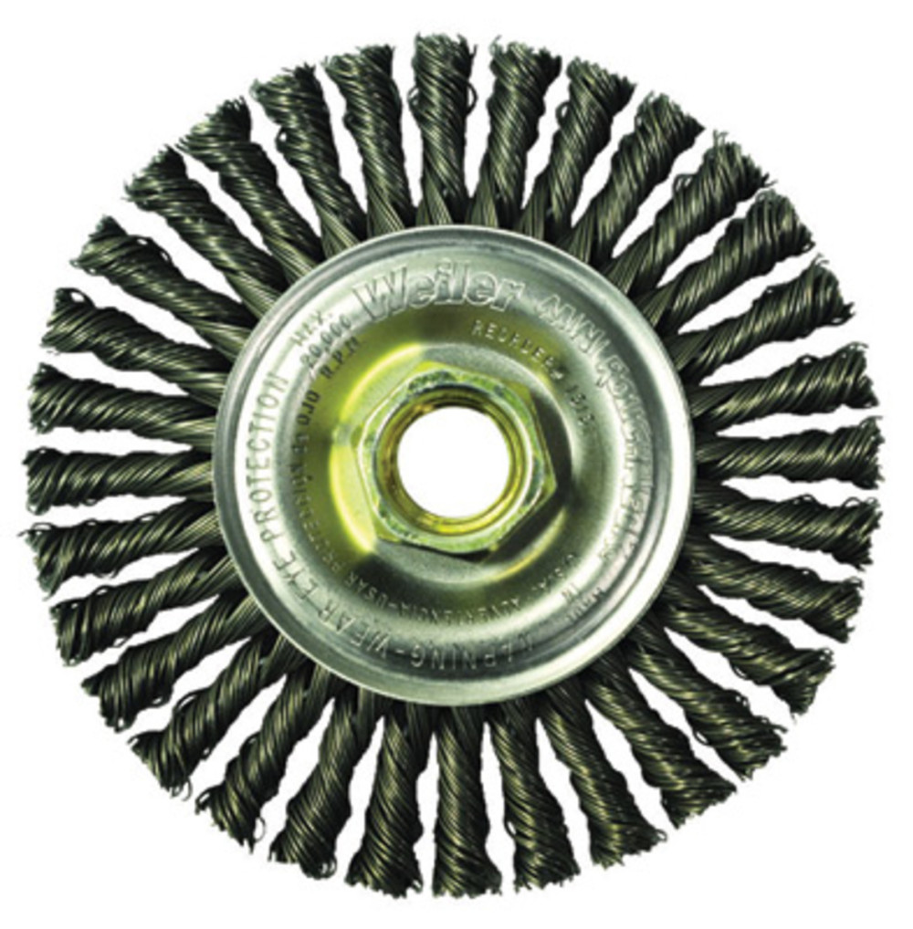 

Weiler 0.02 In. Wire x 4 In. Mini Roughneck Stringer Bead Wire Wheel