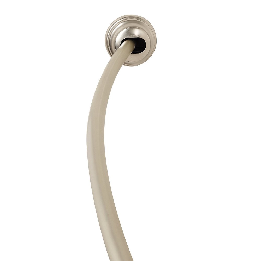 

Zenith Shower Curtain Curved Rod Brushed Nickel Aluminum