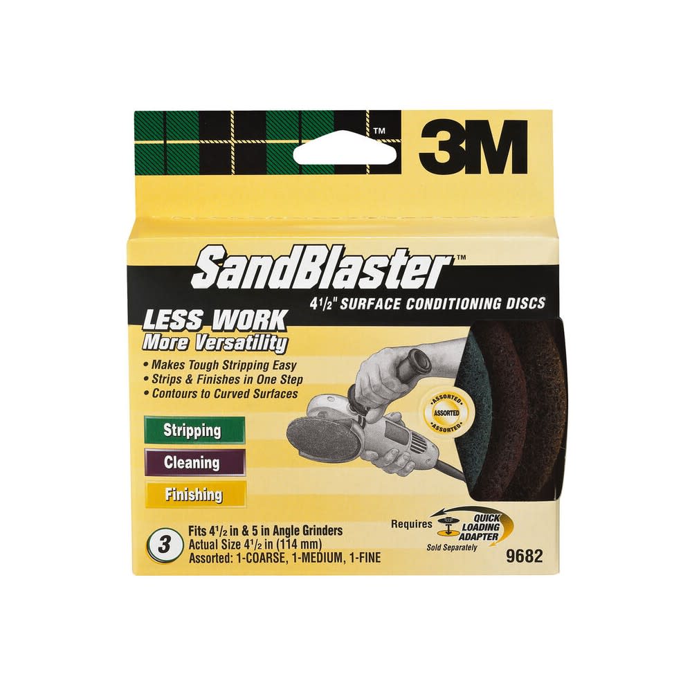 

3M Sandblaster 4.5" Angle Grinder Surface Conditioning Disc