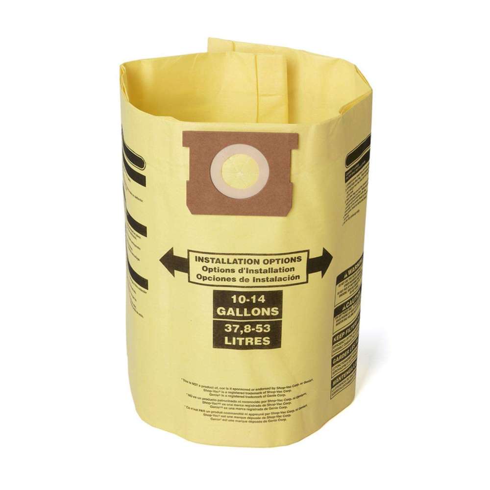 

Craftsman 2 x 9.5" 10 to 14 Gallon Fine Dust Collection Filter Bag 2pc