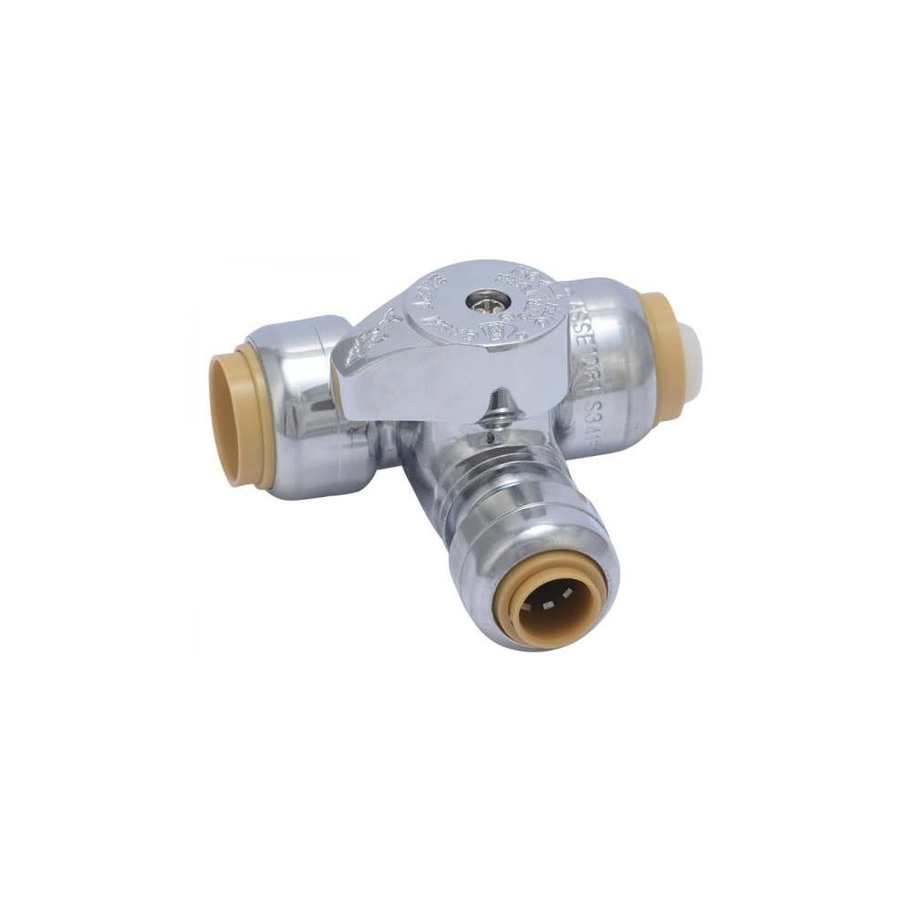 

Sharkbite PTC 1/2" x 1/2" x 1/4" Brass Tee Stop