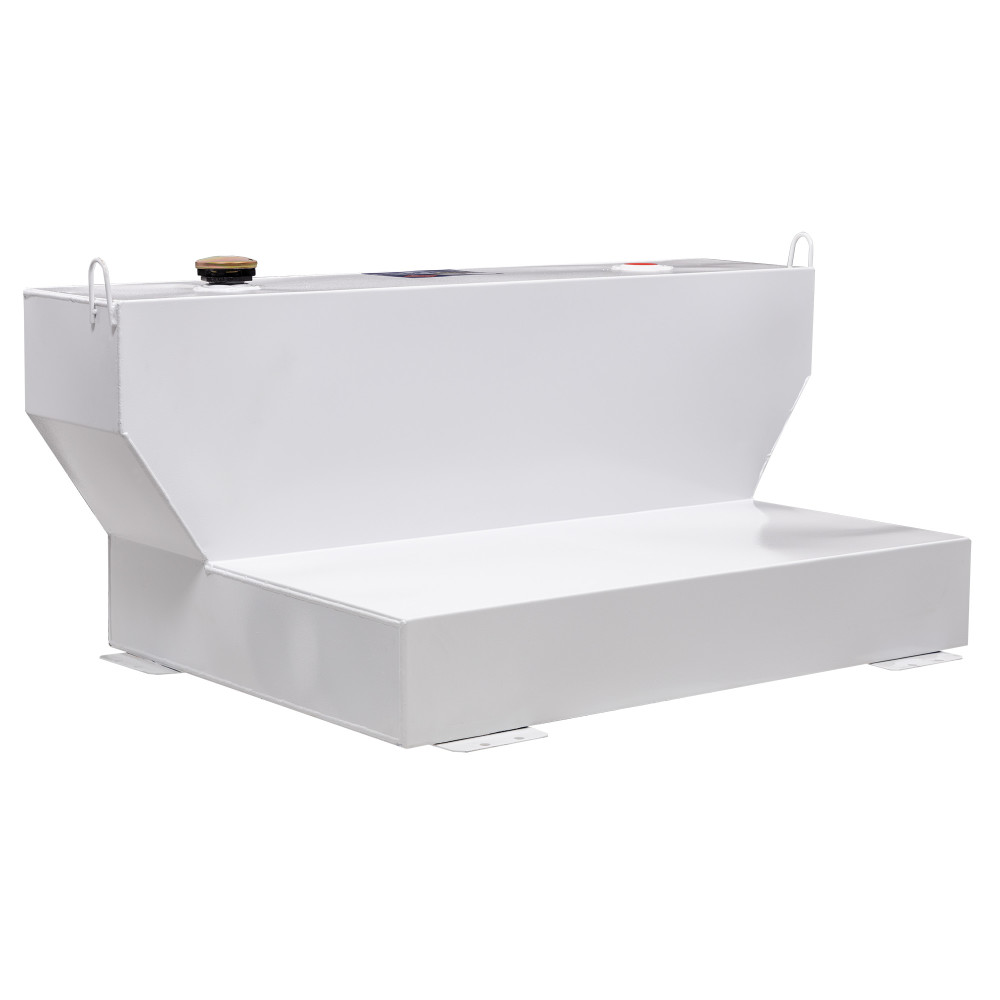 

Better Built Steel Transfer Tank 100 Gallon T Top L Shape White