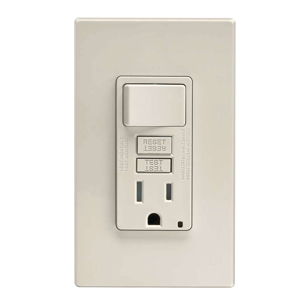 

Leviton SmartlockPro GFCI Outlet 15A 125V Light Almond NEMA 5-15R