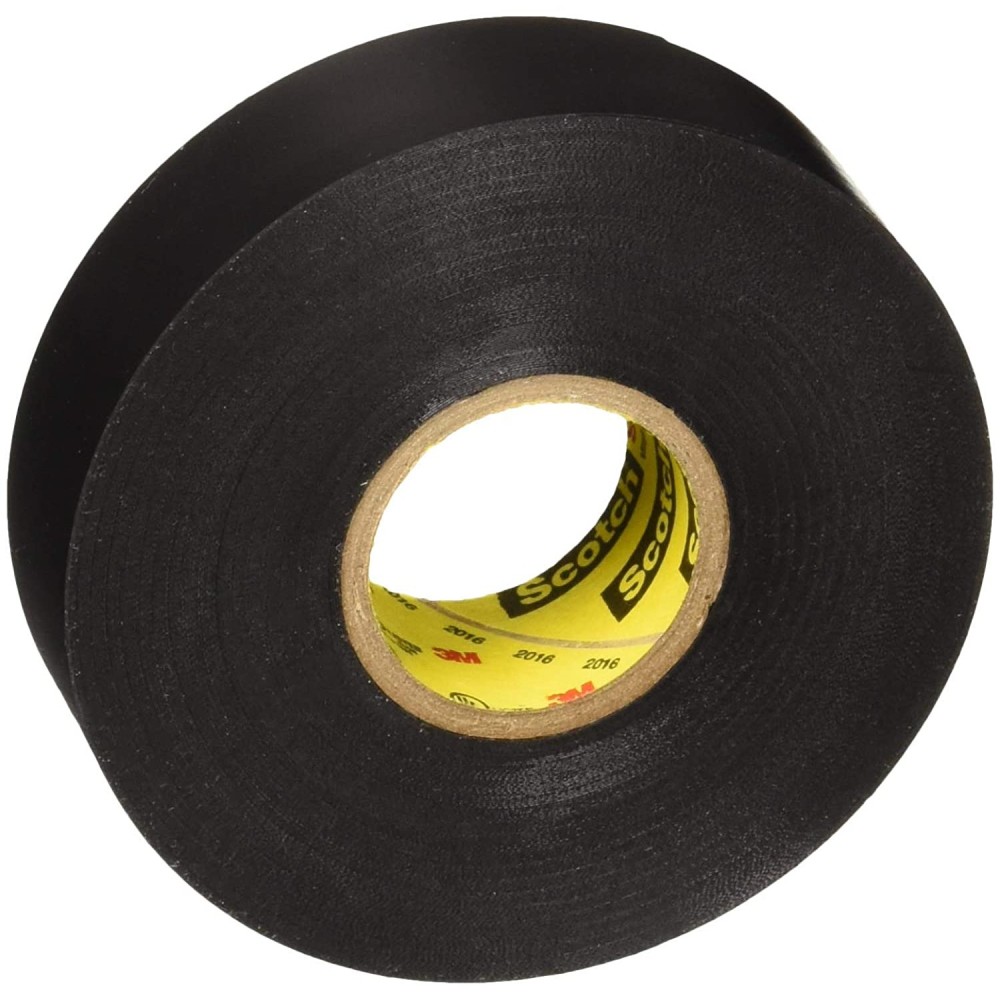 

3M Scotch Super 33+ Electrical Tape 0.75" x 66' Black Vinyl 3pk