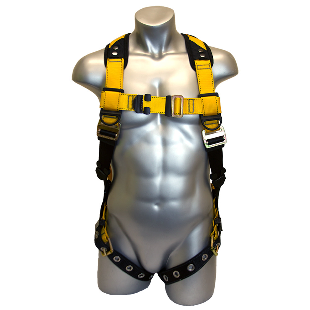 

Guardian Fall Protection M-L Series 3 Full-Body Harness with Chest PT & Leg Buckles