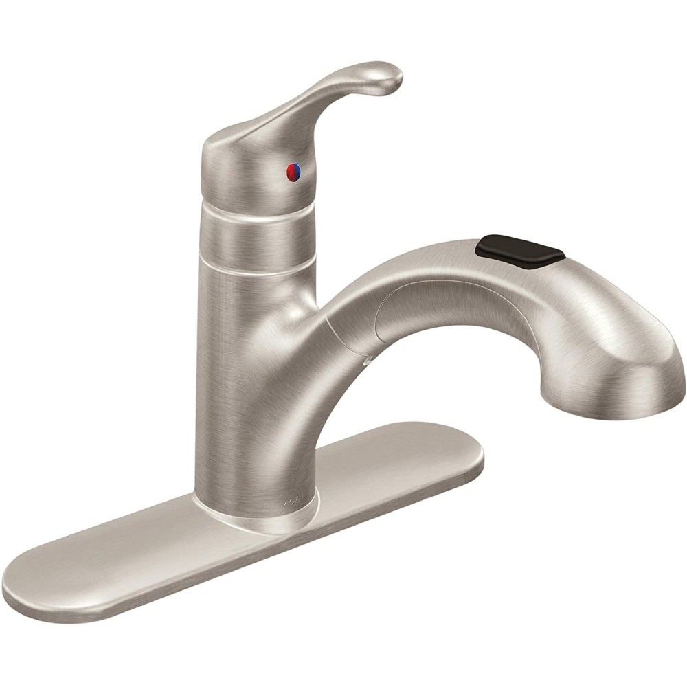 

Moen Renzo Kitchen Faucet Spot Resist Stainless 1 Handle Pullout