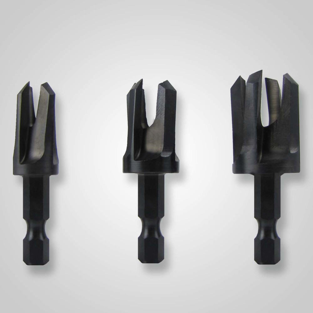 

Make It Snappy Hex Drive Tapered Plug Cutter Set 1/4" 3pc