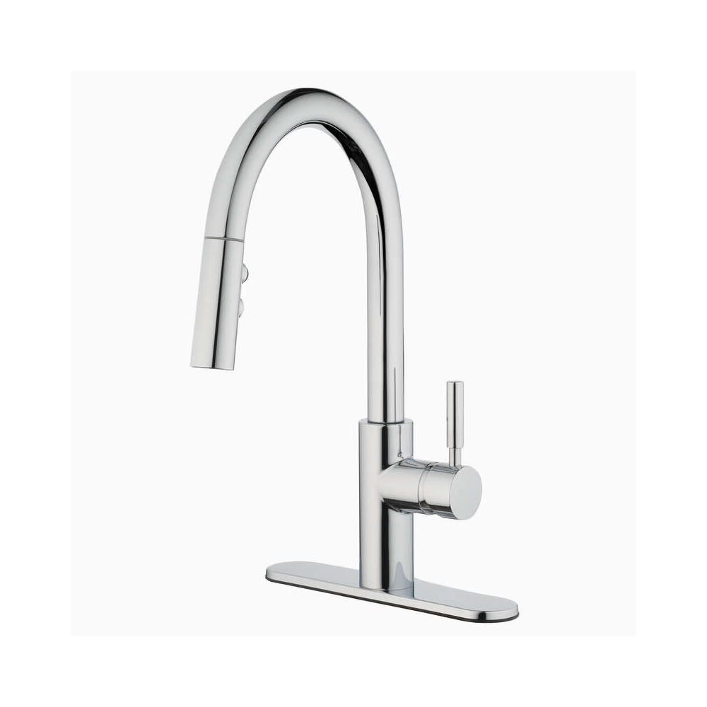 

Oakbrook Pulldown Kitchen Faucet Chrome One Handle