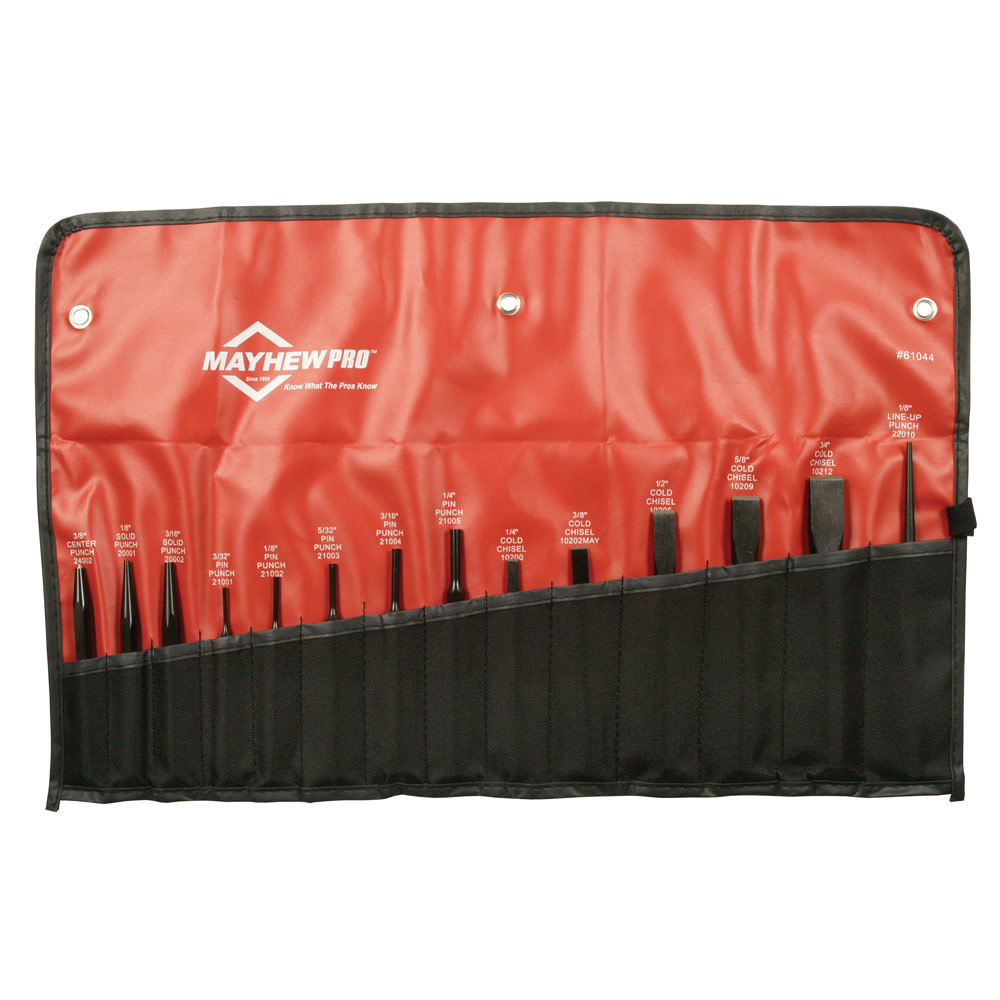 

Mayhew Steel Products 14-Piece 7014-K Pro Punch and Chisel Kit