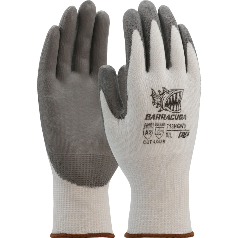 Protective Industrial Products Gloves White Barracuda Seamless Knit Polykor Blended 2X