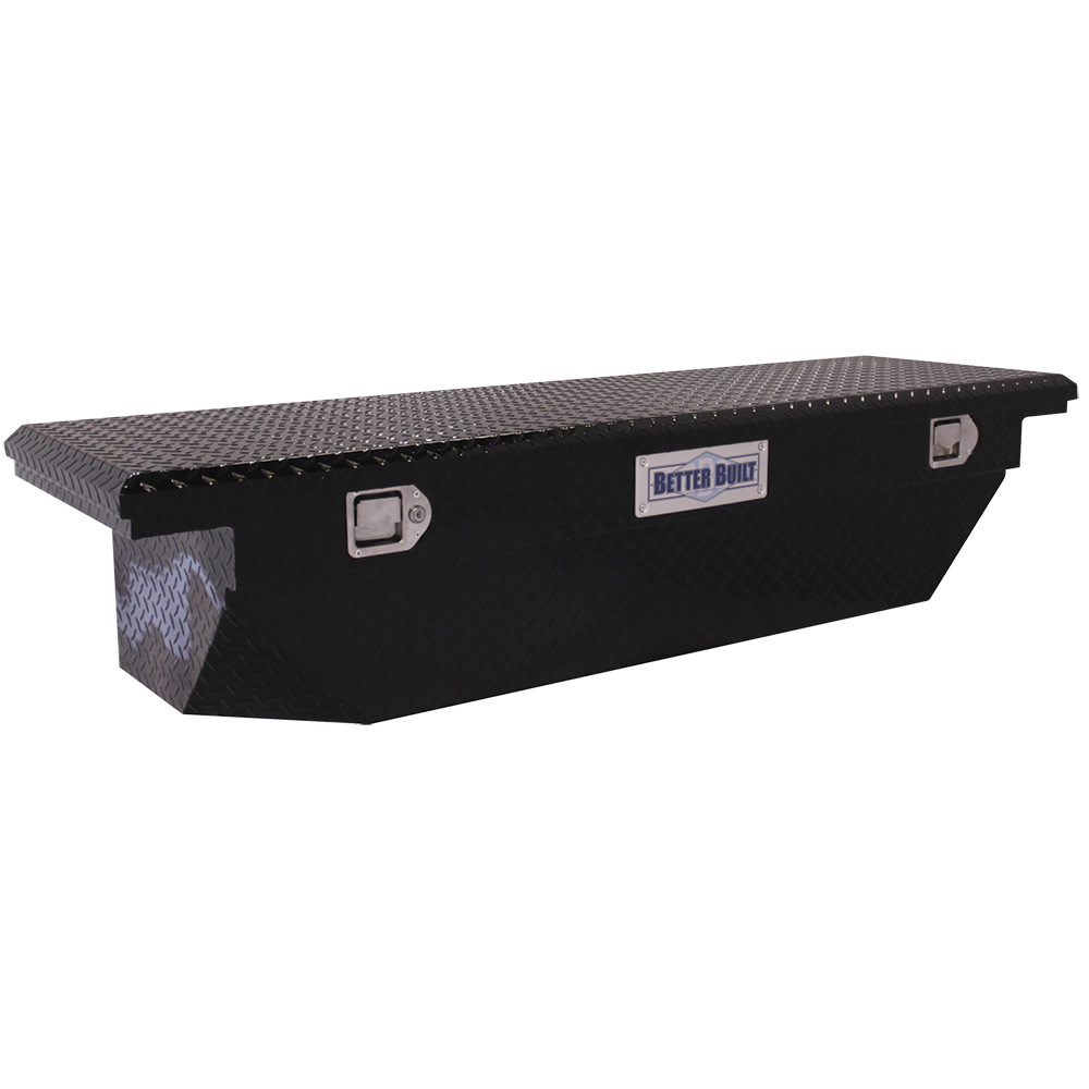 

Better Built 61.5" Crown Saddle Truck Tool Box LOW PROFILE GLOSS BLACK