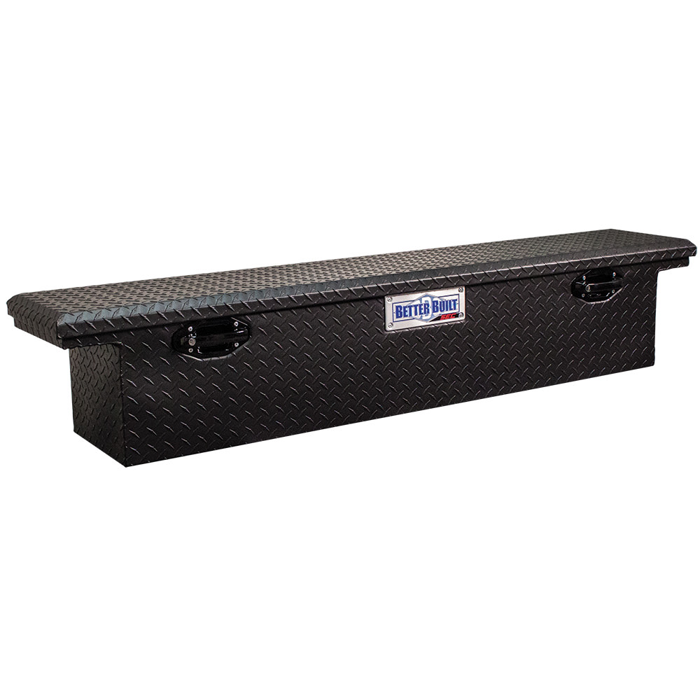 

Better Built 71" SEC Saddle Truck Tool Box LOW PROFILE NARROW MATTE BLACK