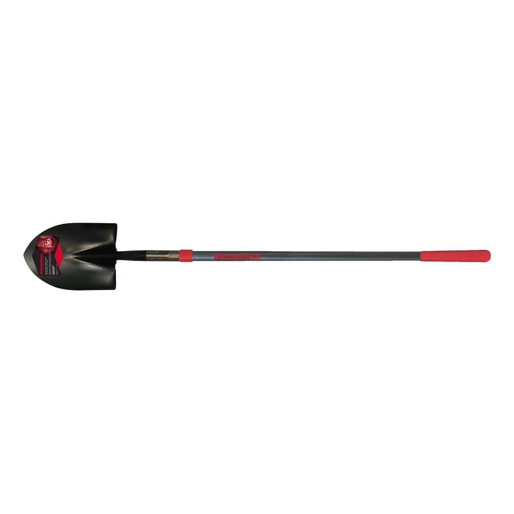 

Razorback Round Point Shovel with 48" Fiberglass Handle