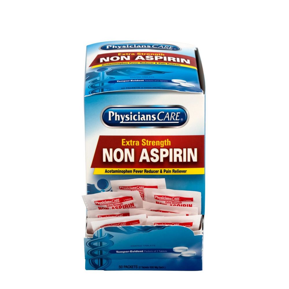 

First Aid Only PhysiciansCare 500mg Non Aspirin Tablets