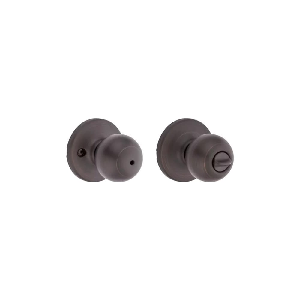 

Kwikset Venetian Bronze Bed/Bath Polo Privacy Door Knob