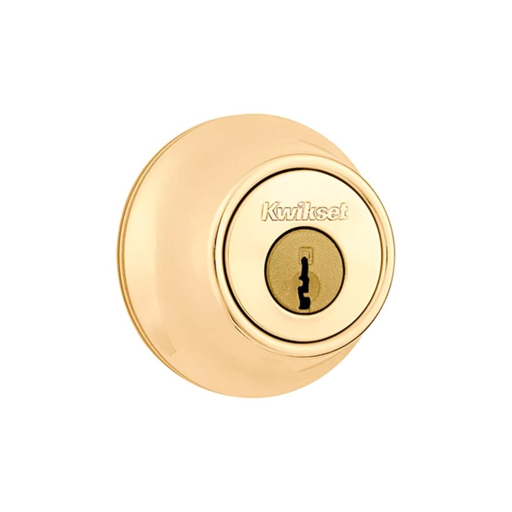 

Kwikset Polished Brass Double Cylinder Door Deadbolt
