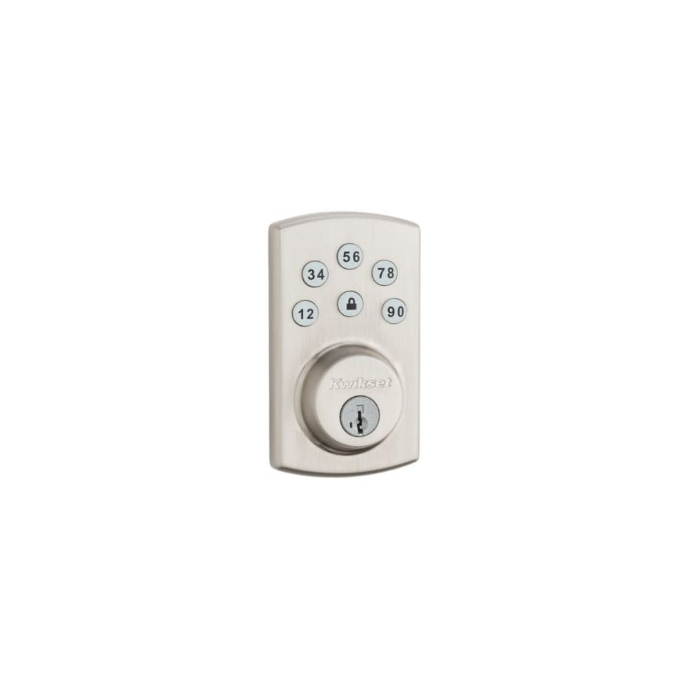 

Kwikset Satin Nickel Keyed One Side Powerbolt 2 Electronic Deadbolt