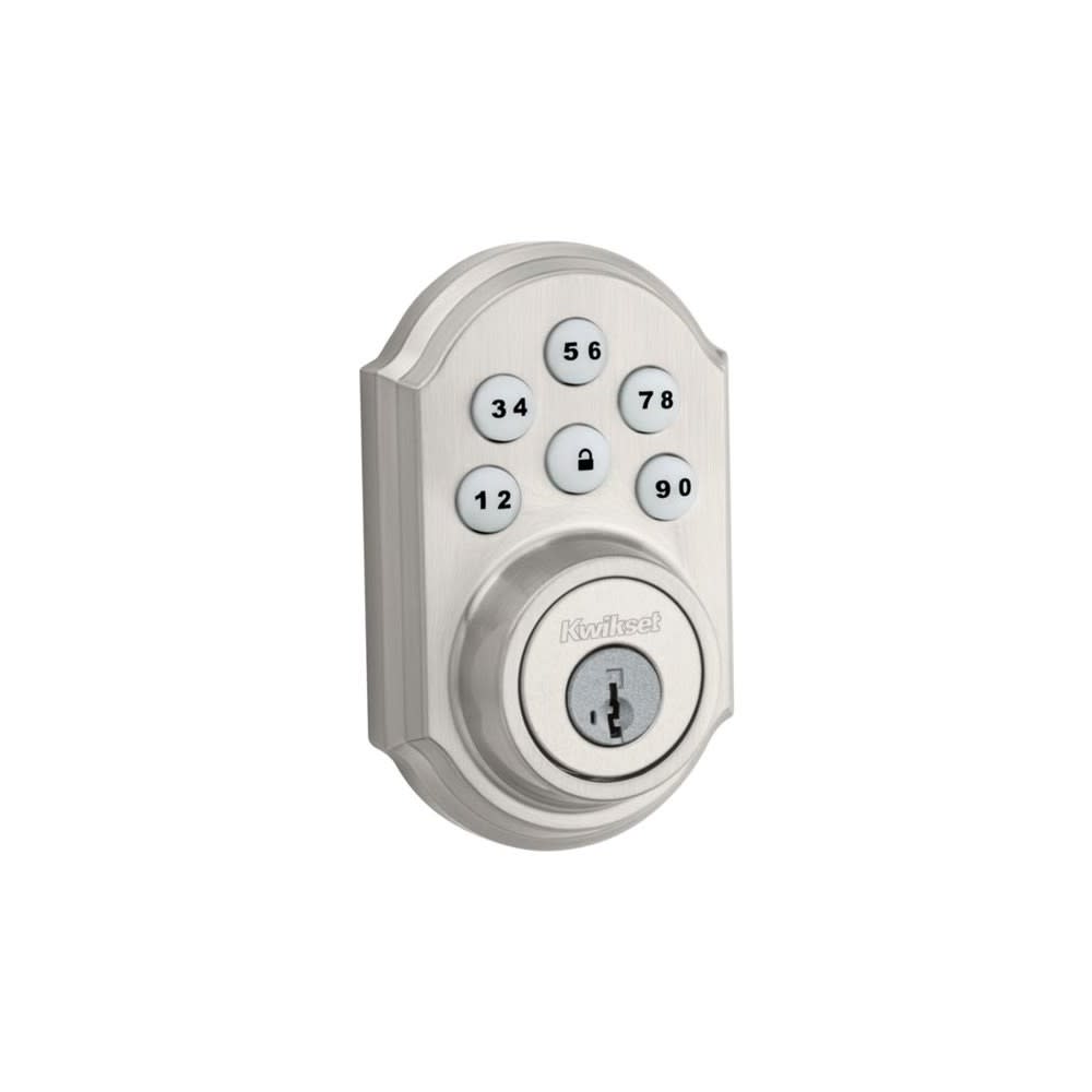 

Kwikset Satin Nickel Keyless Entry Electronic Single Cylinder Deadbolt