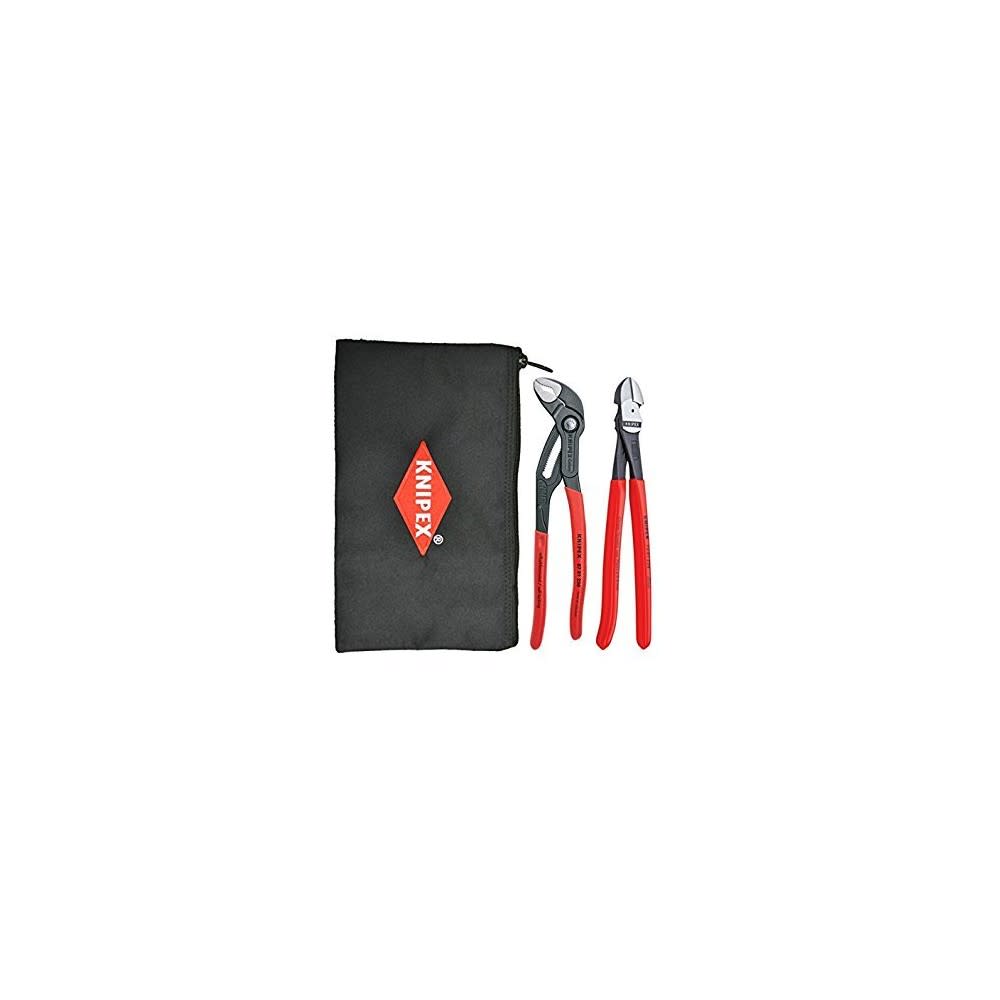 

Knipex Cobra Water Pump Pliers 250mm & Cutter Set 2pc