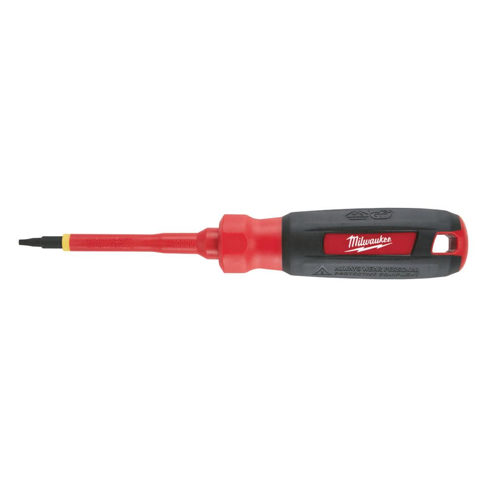 

Milwaukee #1 Square 3 in. 1000V Insulated Screwdriver
