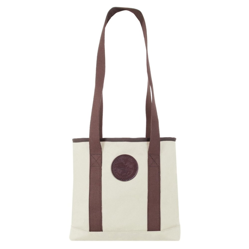 

Duluth Pack 5 Liter Capacity Natural Long Handles Mini Tote