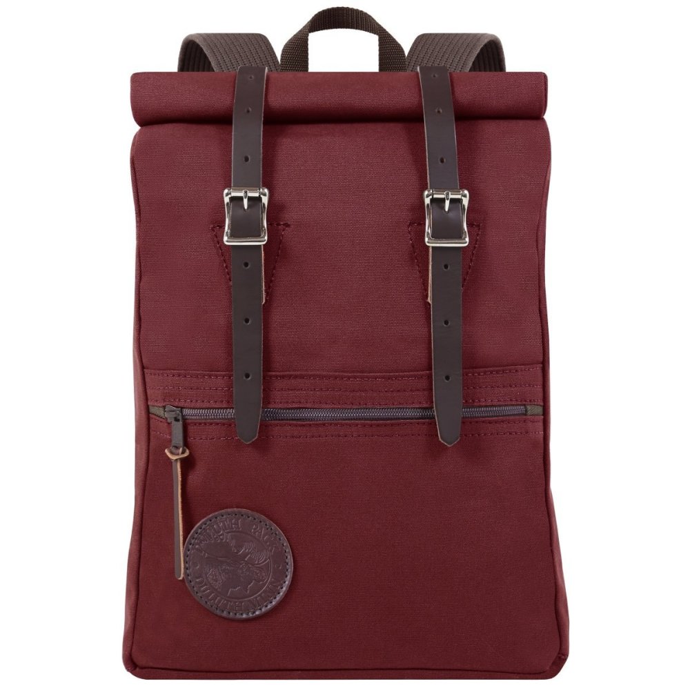 

Duluth Pack 13 Liter Capacity Burgundy Roll Top Scout Pack