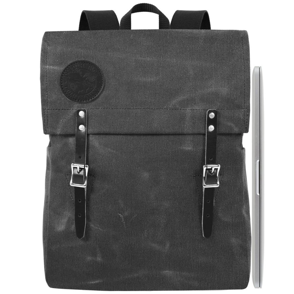 

Duluth Pack 20 Liter Capacity Wax Gray Laptop Scoutmaster Pack
