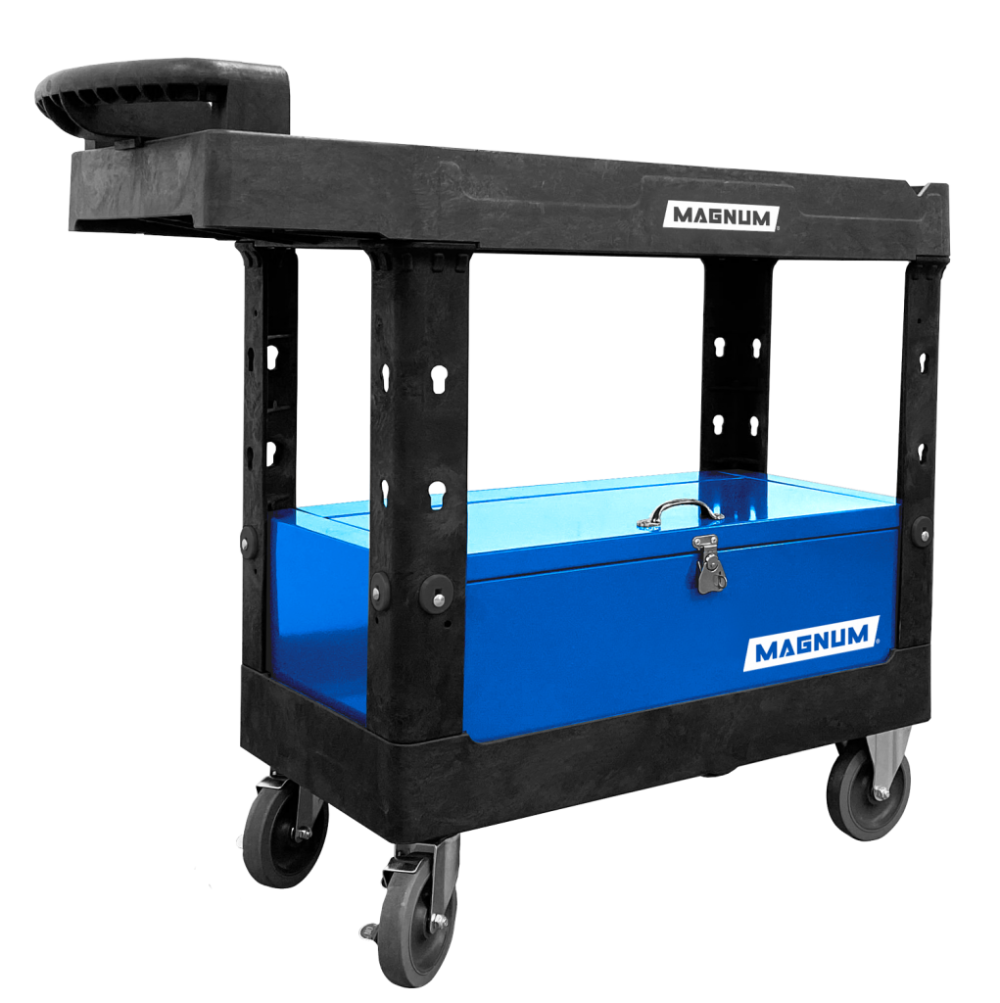 

Magnum Tool Group 41" x 17" Service Cart with V Cut & Vault Toolbox Kit