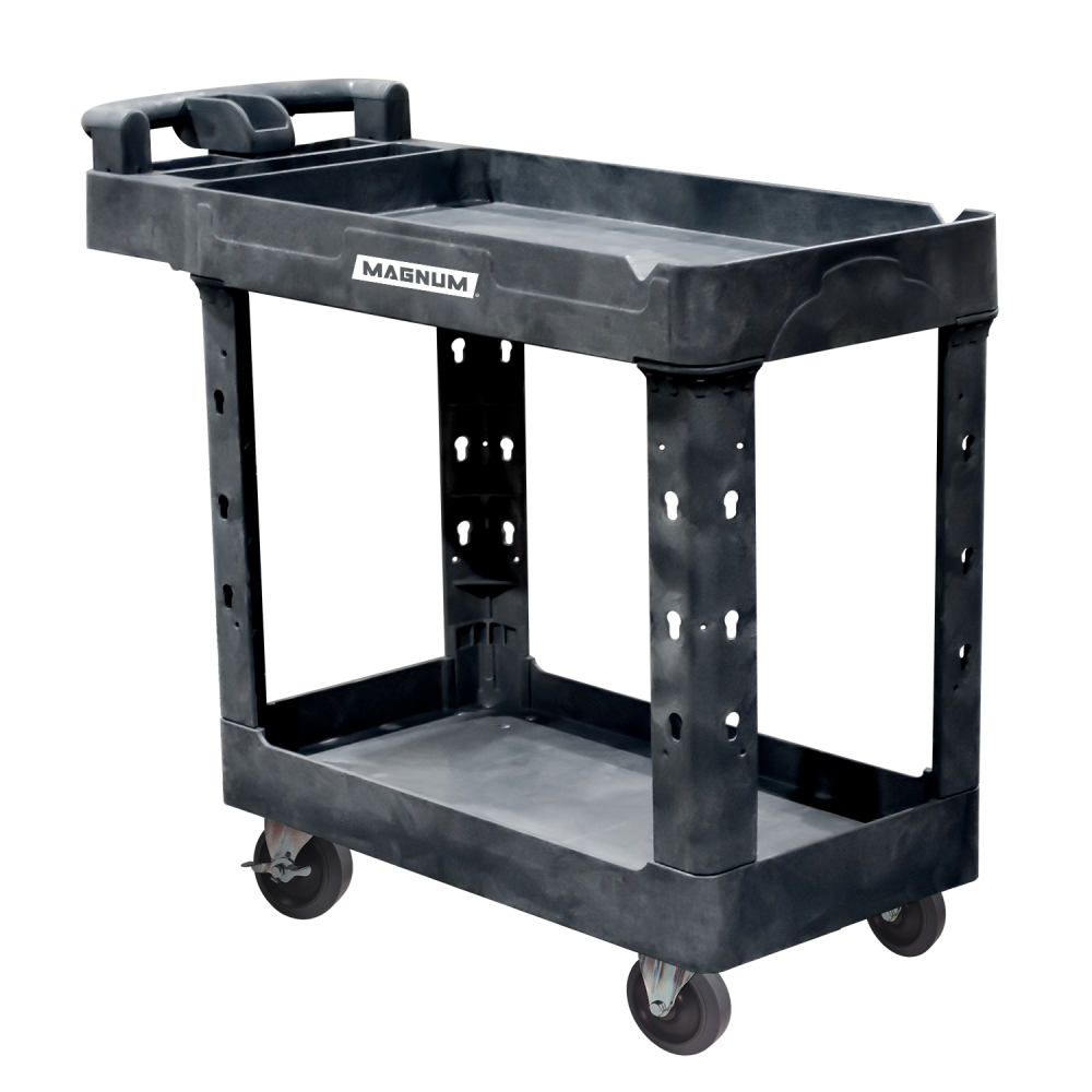 

Magnum Tool Group 41" x 17" Service Cart 2 Shelf with V Cut HD Casters