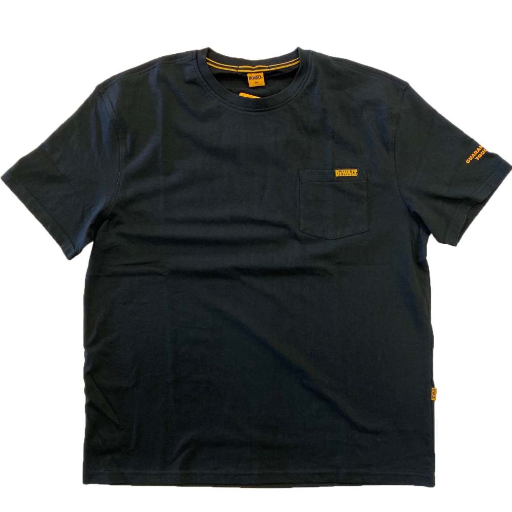 

DEWALT Guaranteed Tough Pocket T-Shirt Black Medium