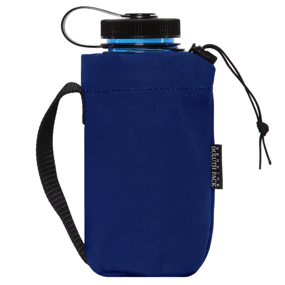 

Duluth Pack Royal Blue Canvas Water Bottle Pouch