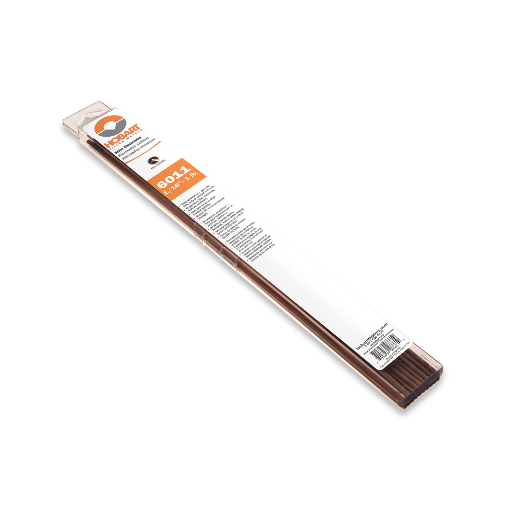 

Hobart 6011 Diameter Stick Welding Electrodes 1/16"