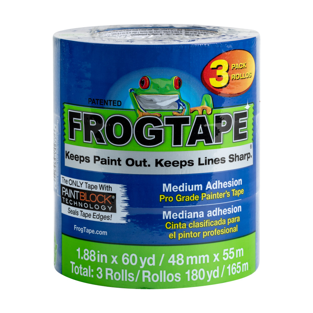 

Frogtape CP 130 Painter's Tape - Pro Grade - Blue - 48mm x 55m - 3-Pack