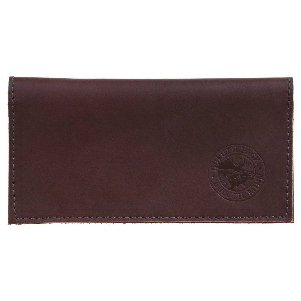

Duluth Pack Brown Smooth Leather Checkbook Cover