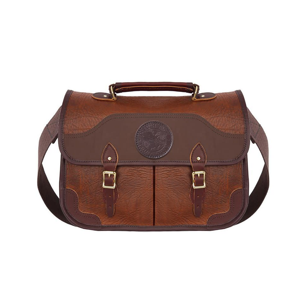 

Duluth Pack 15 Liter Capacity Brown Trim Bison Leather Executive Briefcase
