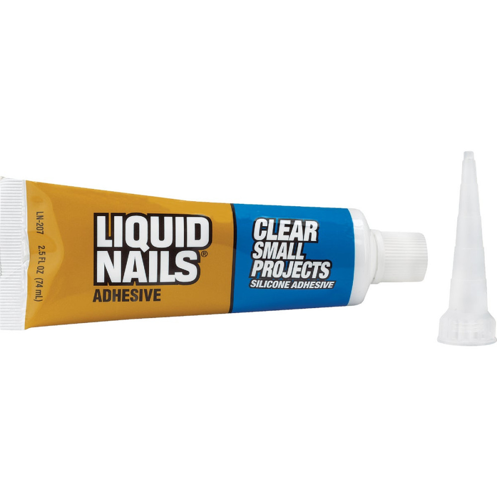 

Liquid Nails Silicone Adhesive Clear Small Projects 2.5oz