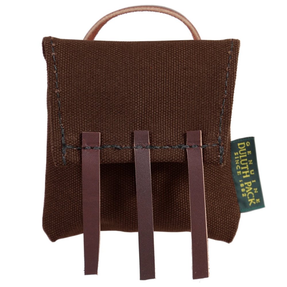 Duluth Pack Brown Canvas Mini Ornament Pack