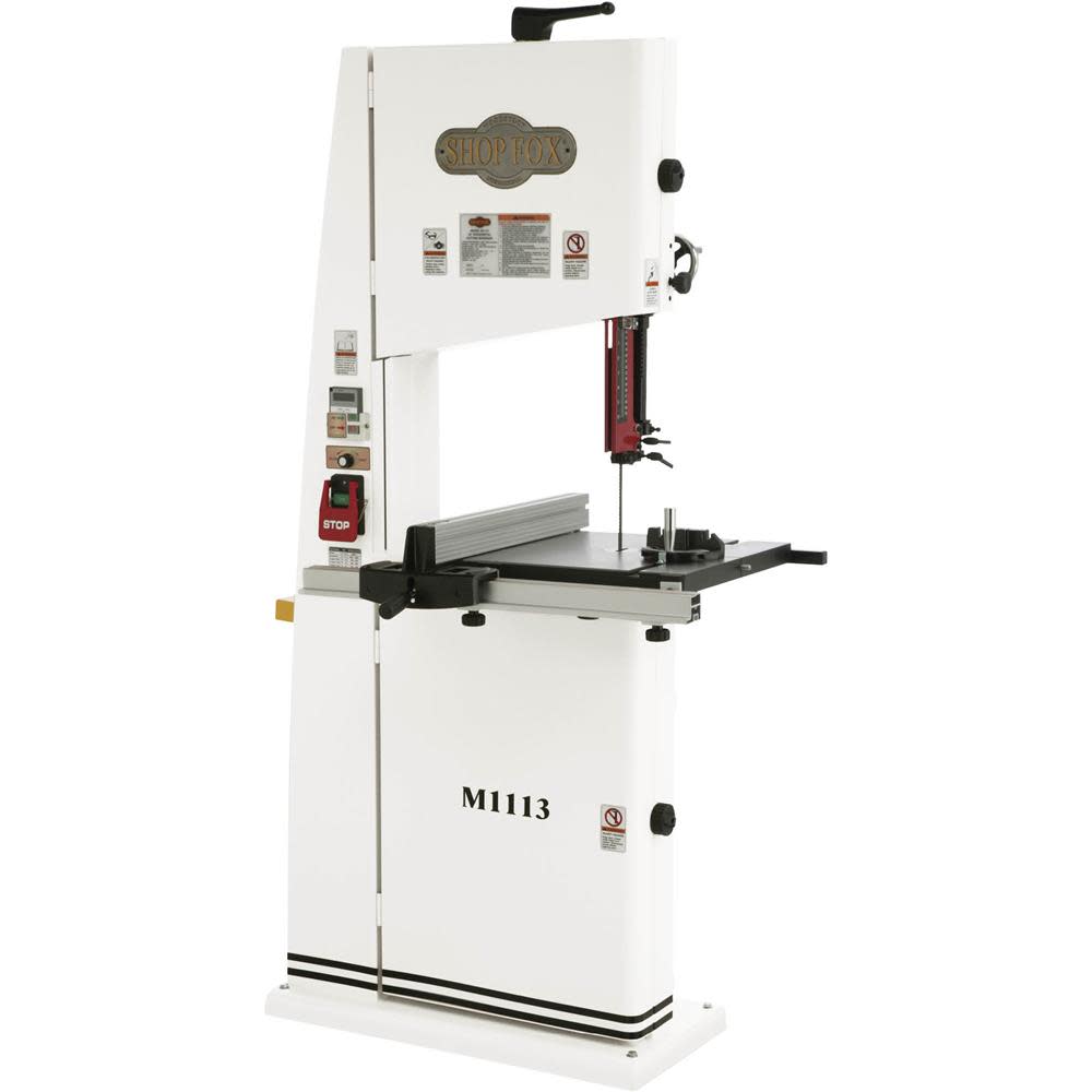 

Shop Fox Vertical Wood/Metal Bandsaw 220V 1 1/2HP 3 Phase