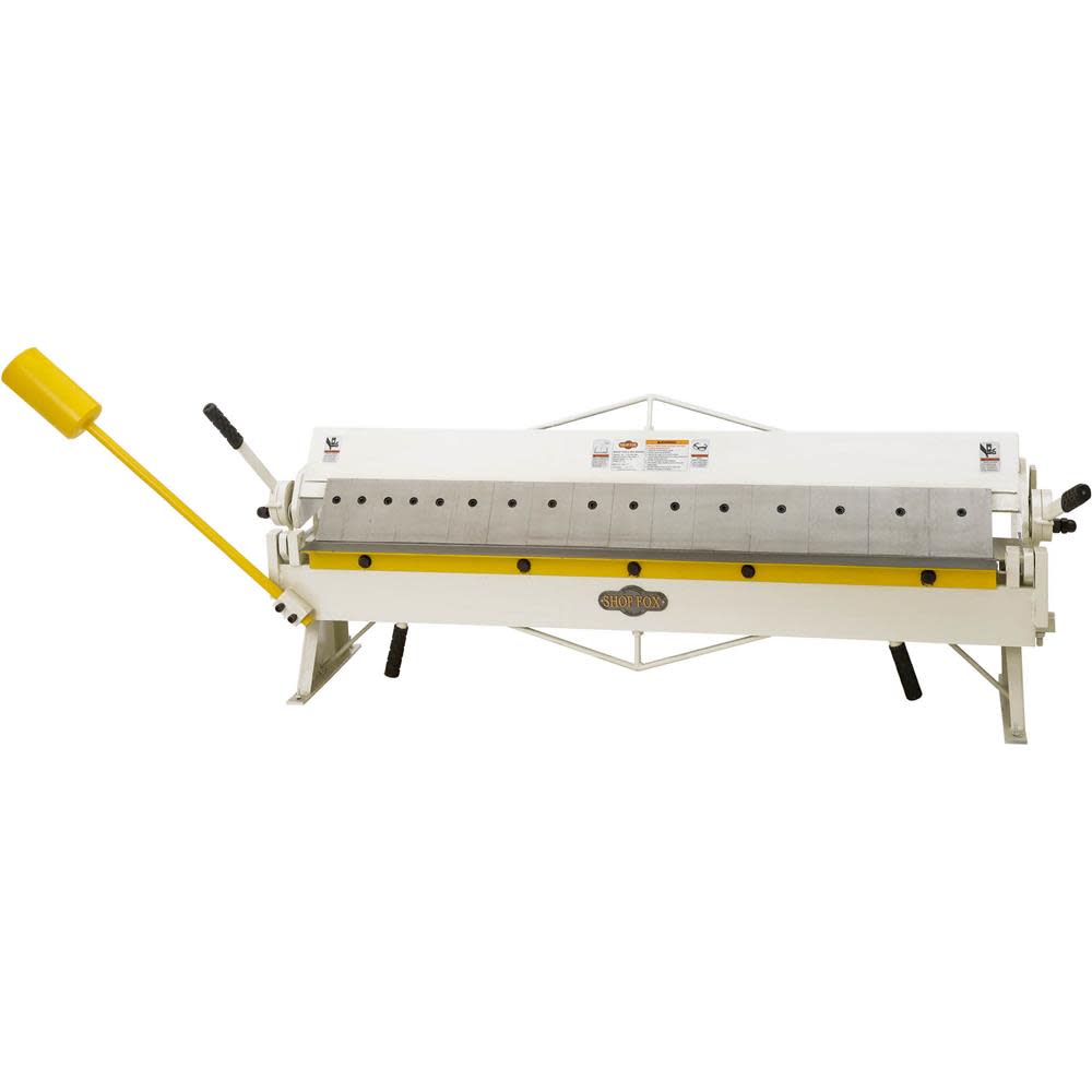 

Shop Fox 48" x 18 Ga Box/Pan Brake with 16 Box Fingers