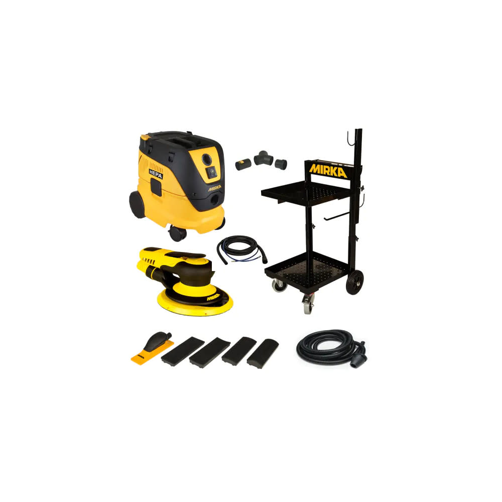 

Mirka 6" 5mm Orbit Sander Dust Free Trolley System