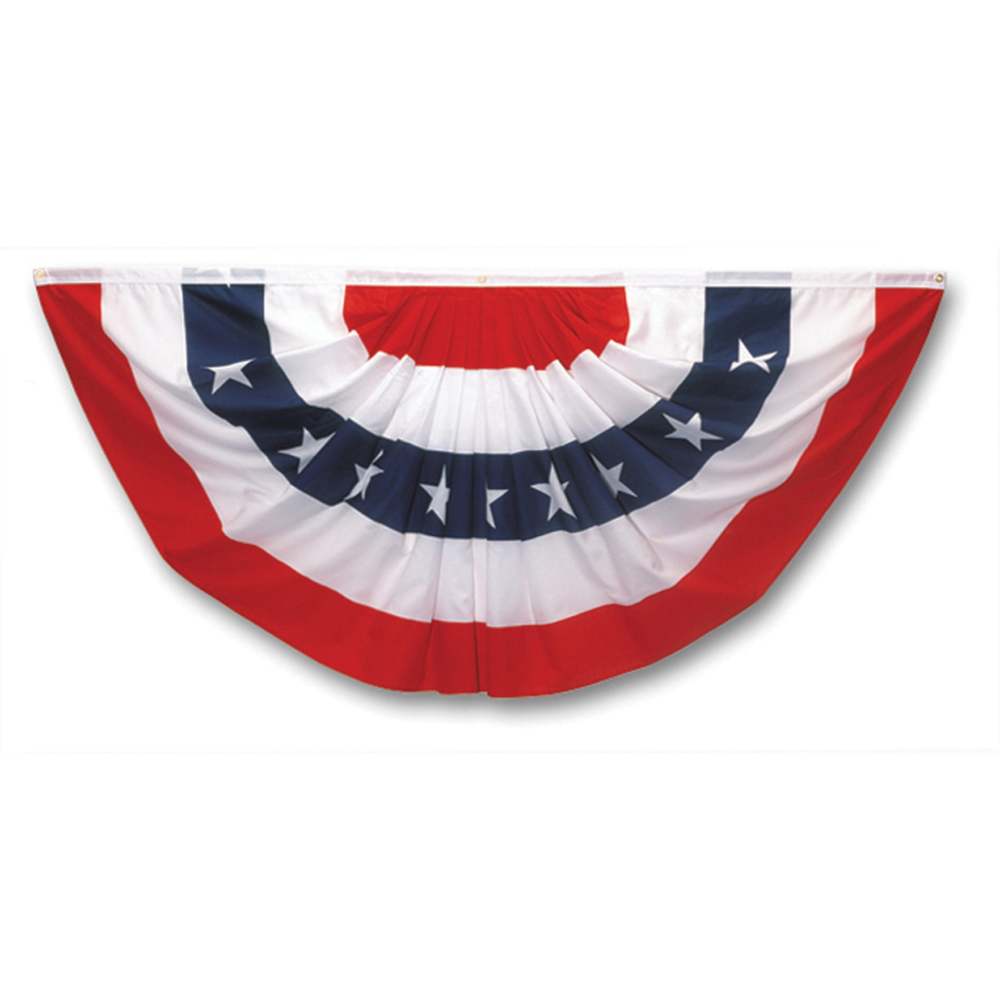 

Valley Forge Flag 1.5 Ft. Width x 3 Ft. Height Printed Patriotic Mini-Fan Flag