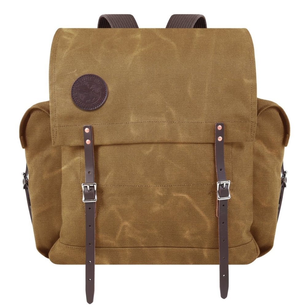 

Duluth Pack 34 Liter Capacity Wax Khaki Canvas #2 Cruiser Backpack Only