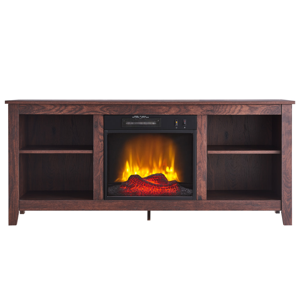 

Hearthpro Open Abrasive Grain Coat Console Media Electric Fireplace