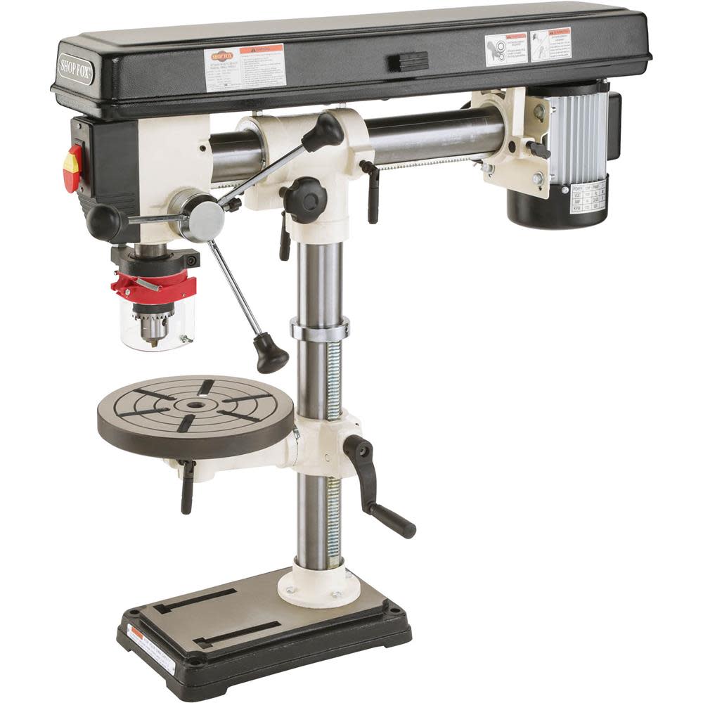 

Shop Fox Drill Press 110V 1/2HP 34" Bench Top Radial